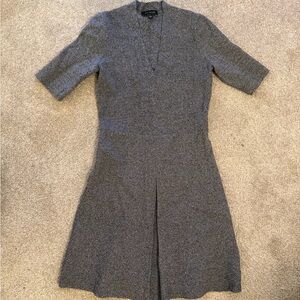 Ann Taylor Charcoal Midi Dress